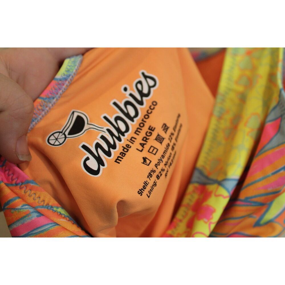 Chubbies the pina one piece swimsuit size large women's novelty print - Picture 3 of 6